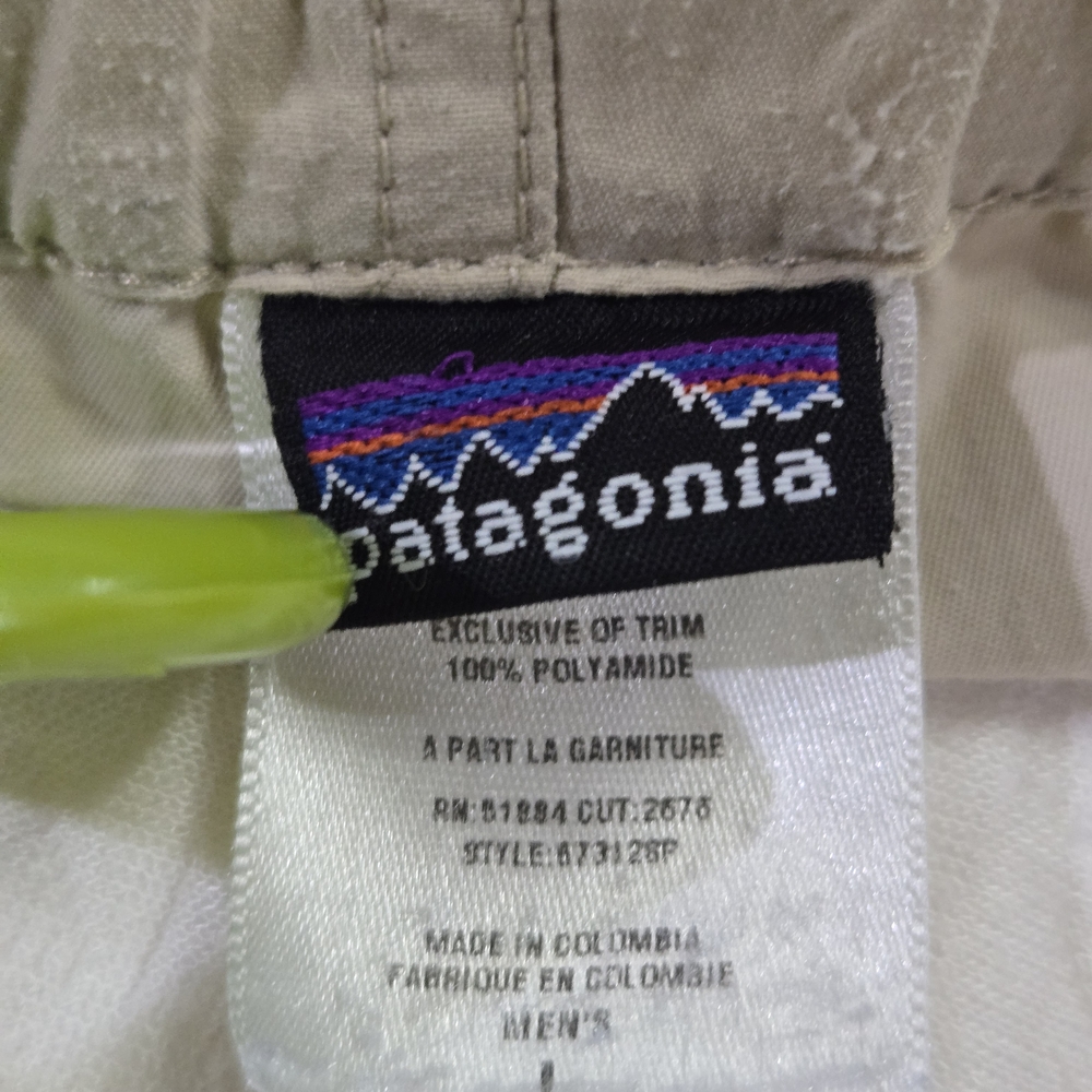 Patagonia Beige Mens Large Hicking Shorts - Picture 10 of 11